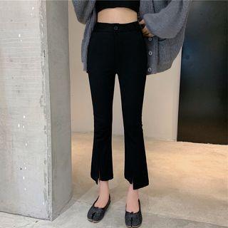 Asymmetric Boot-cut Pants