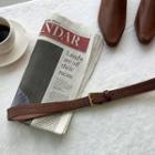 Grain Cowhide Belt