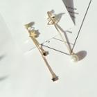 Star Drop Non-matching Earring