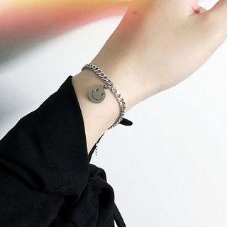 Smiley Pendant Bracelet Women - As Shown In Figure - One Size