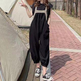 Set: Cap-sleeve T-shirt + Harem Jumper Pants