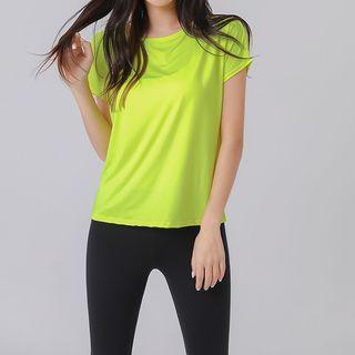 Cap-sleeve Sports T-shirt