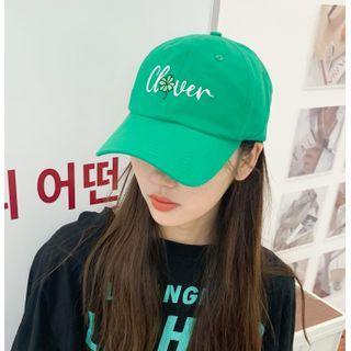 Clover Embroidered Baseball Cap