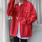 Distressed Shirt Jacket