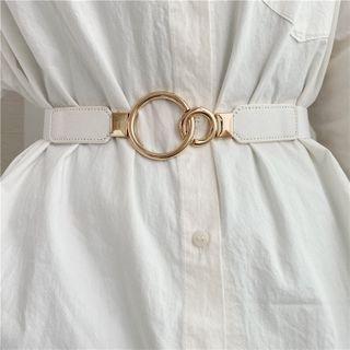 Metal Loop Elastic Waist Belt