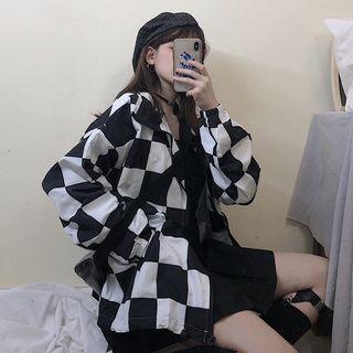 Checker Zip Jacket