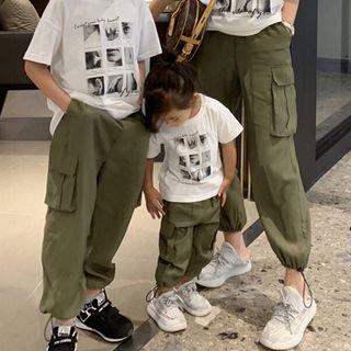 Family Matching Cropped Harem Pants