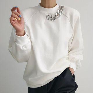 Chain-accent Sweatshirt