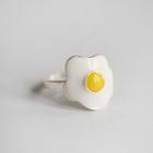 Egg Open Ring White - One Size