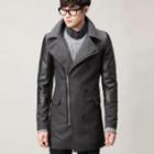 Faux-leather Coat
