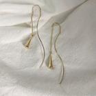 Swirl Alloy Fringed Earring 1 Pair - Gold - One Size