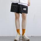 Plain Elastic Waist Cargo Shorts
