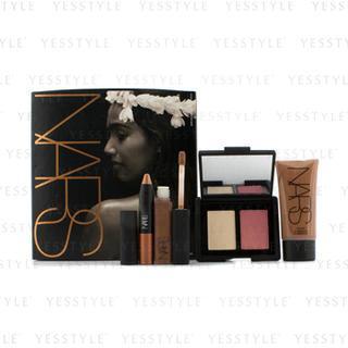Nars - Beach Lover Set (1x Mini Illuminator, 1x Mini Blush Duo, 1x Mini Soft Touch Shadow Pencil, 1x Mini Lip Gloss) 4pcs