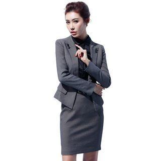 Blazer / Paneled Blouse / Skirt / Pants