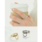 Hexagon Open Ring