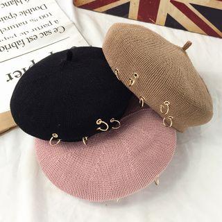 Hoop Knit Beret Hat