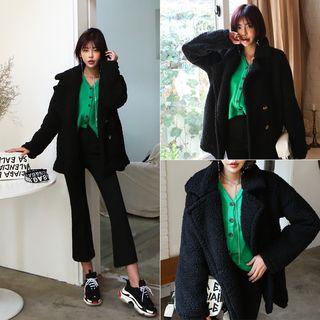 Double-breasted Boucl -knit Jacket