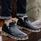 Platform Fleece-lined Ankle Boots