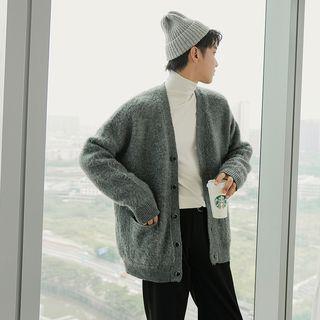 Furry Plain Cardigan