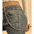 Alloy Bead Jeans Chain