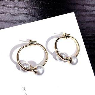 Beaded Earring Gold - One Size