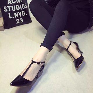 High-heel Strappy Cutout Pumps