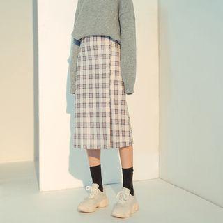 Gingham Pattern Skirt