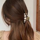 Faux Pearl Hair Claw Earring