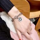 Alloy Smiley Bracelet Bracelet - Silver - One Size