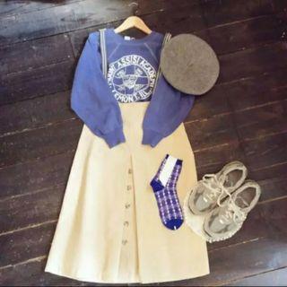 Printed Pullover/jewelry Jumper Dress