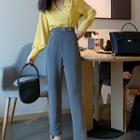 Double-breasted Chiffon Shirt / Dress Pants