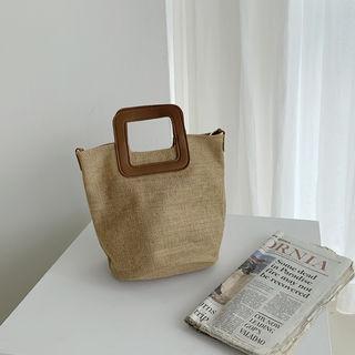 Square-handle Hemp Tote