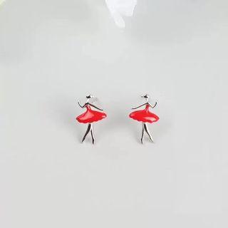 925 Sterling Silver Dancer Earring As Shown In Figure - One Size