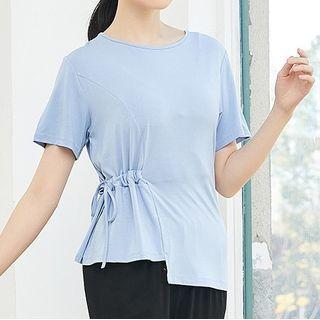 Short-sleeve / Long-sleeve Asymmetrical Top