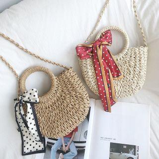 Straw Bag / Scarf / Set