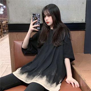 Gradient Loose-fit Short-sleeve T-shirt