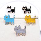 Cat Alloy Brooch