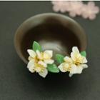Floral Hair Stick 1pc - As Shown In Figure - One Size