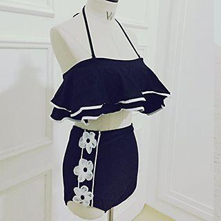 Frilled High Waist Bikini