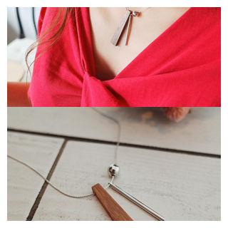 Wooden Pendent Necklace