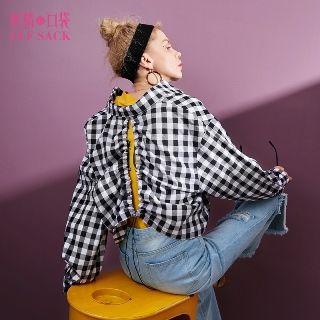 Check Cutout Jacket
