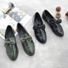 Bow-accent Patent Loafers