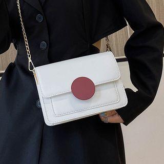 Contrast Detail Crossbody Bag