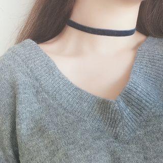 Plain Velvet Choker