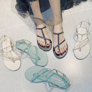 Rivet Flat Sandals