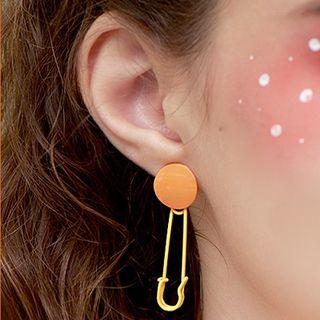 925 Sterling Silver Safety Dangle Earring