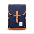 Contrast Trim Canvas Backpack