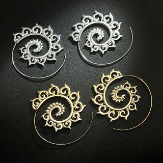 Alloy Spiral Earring