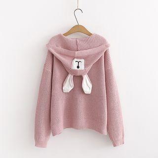 Cartoon Knit Hoodie
