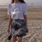 Spider-reflective T-shirt White - One Size